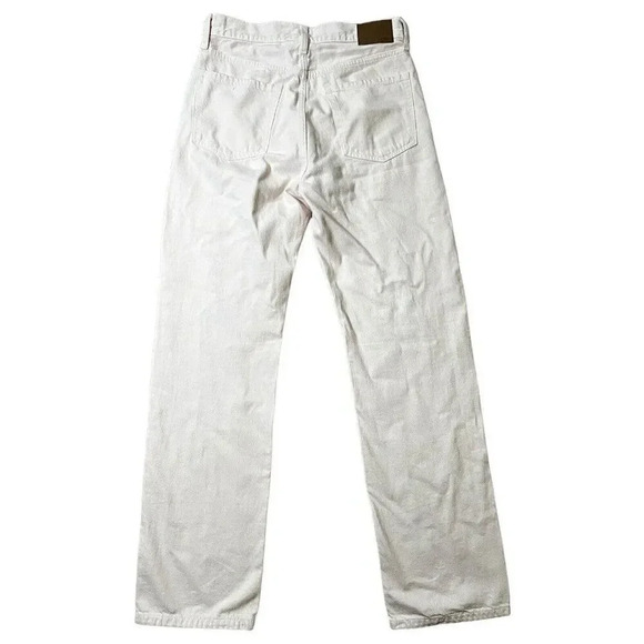 Aeropostale 90s BAGGY Super High-Rise Straight Ripped Jeans Size 4R Baby Pink - Picture 5 of 7